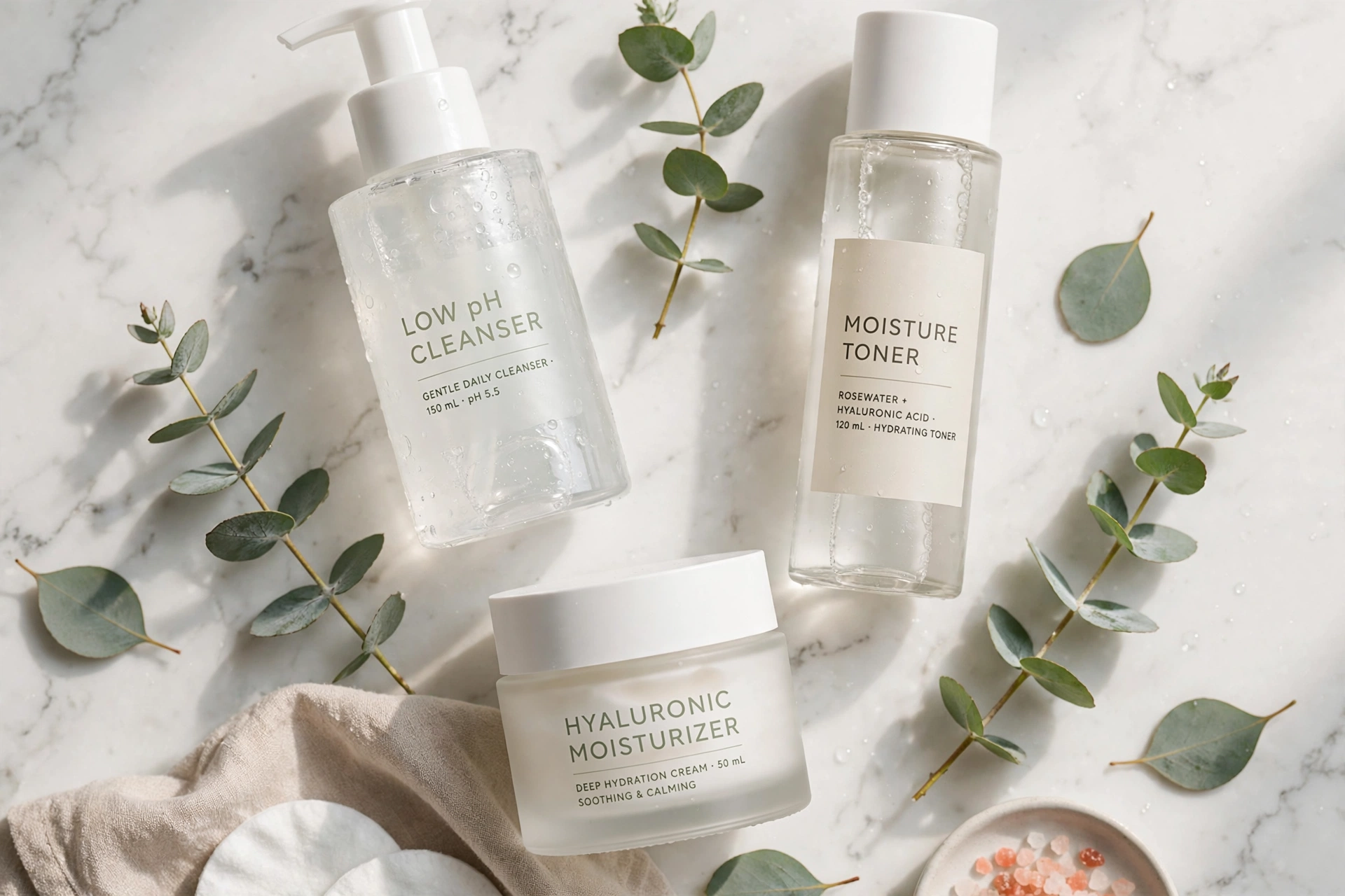 Skincare Flat Lay
