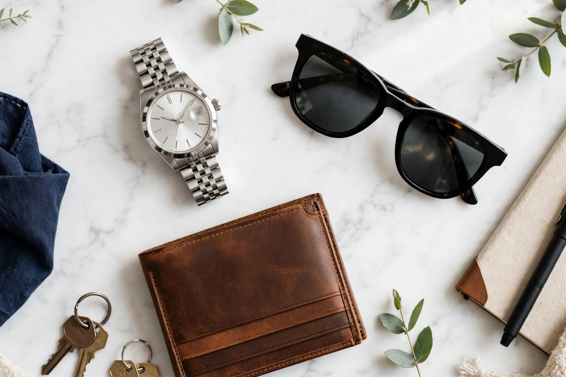 Watch Flat Lay