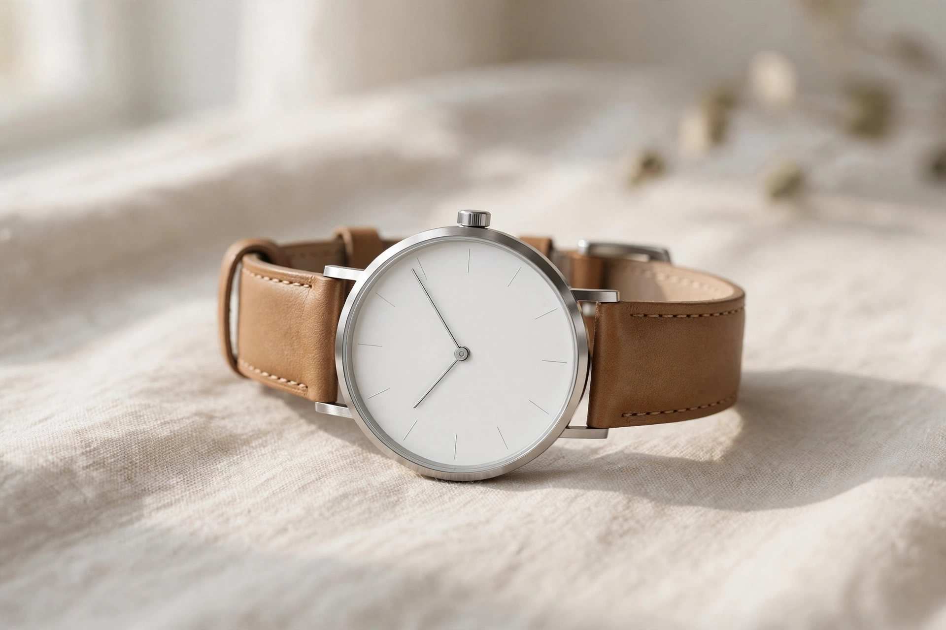 Minimal White Watch